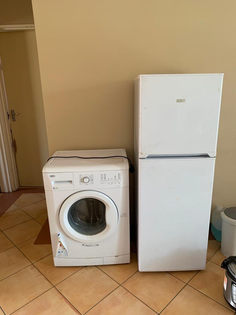 fridge and washing machine